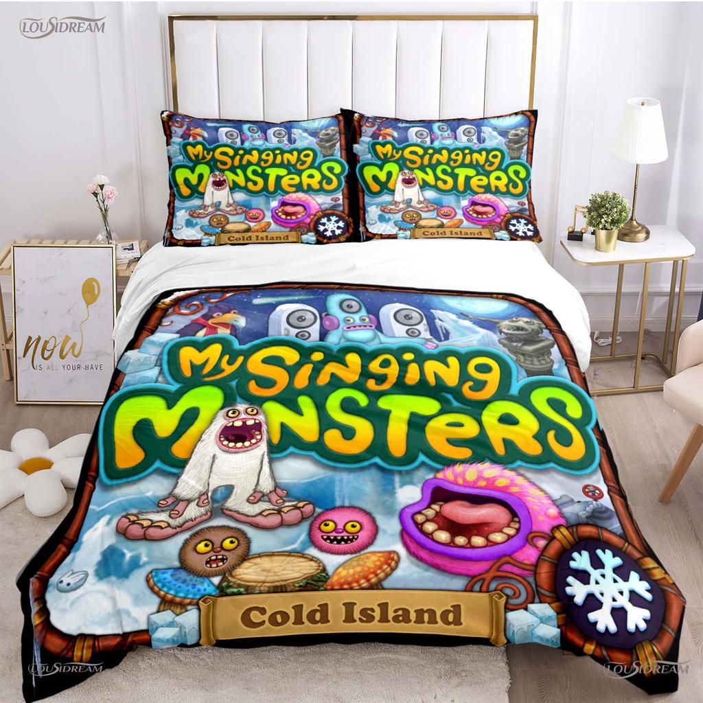 Comforter Funny My Singing Monster All Season Comforter Bedding Sets Soft And S Single/Double/Queen/King