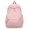 Mochila Escolar Estilo Japonés ins Letra Gran Capacidad Campus Ligera Simple para Viajar Versátil Mochila para Estudiante de Secundaria