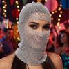 Zircon Rhinestone Head Mask Mesh Mask Turban Hat Elegant Fishnet Headhood  Carnival
