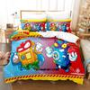 Fashion Super Zings Cute Cartoon Bedding Set Single Twin Full Queen King Size Bed Set Kids Bedroom Duvetcover Sets Bed Sheet Set