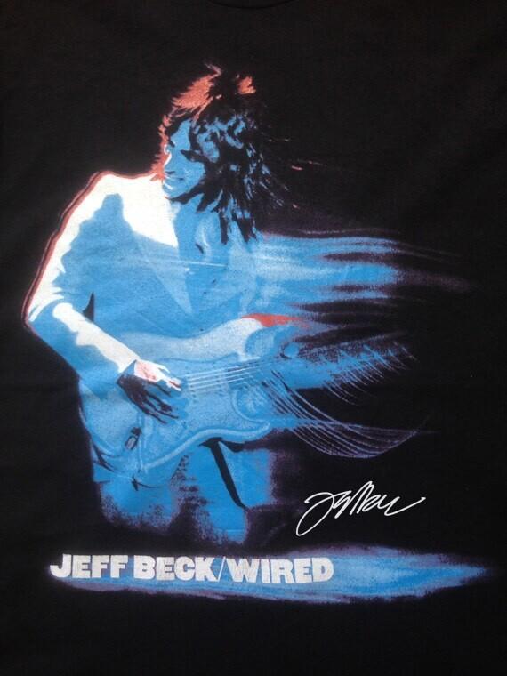 Vintage JEFF BECK Wired Japan Tour Shirt Classic Black Unisex Men S-234XL Unisex T-Shirt XXL