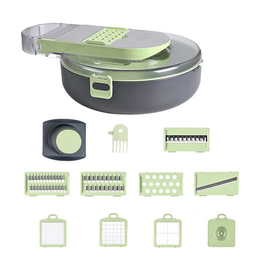 Drain Cutting Set Household Kitchen Large Capacity Potato Grater Portable Kitchen Practical and Durable Household Grater