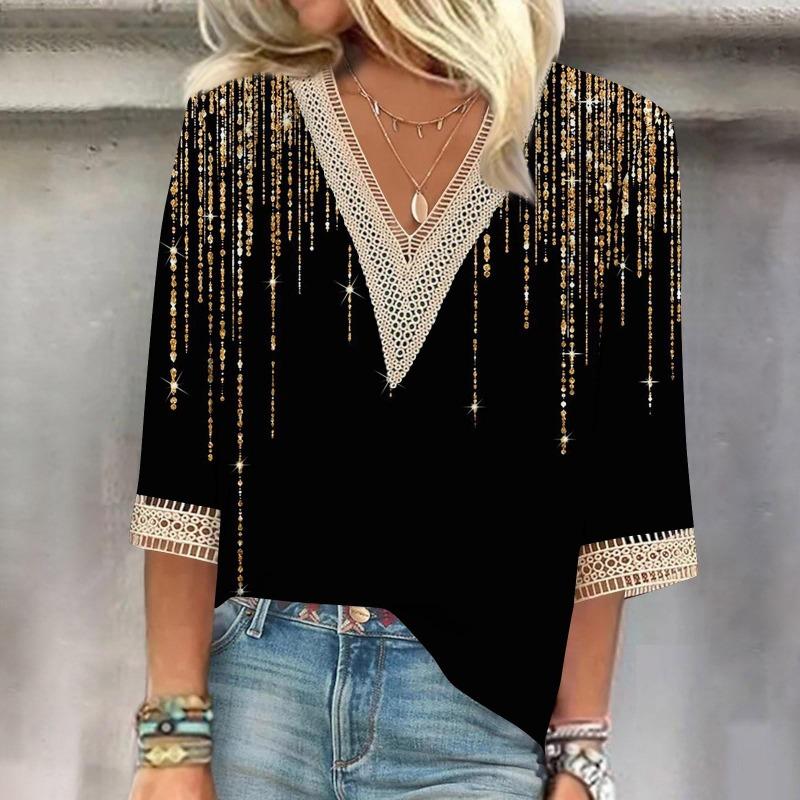 

НОВИНКА Темпераментна вільна жіноча сорочка великого розміру Модна повсякденна блуза Елегантна жіноча сорочка з довгим рукавом Святковий верх вихідного дня 5XL