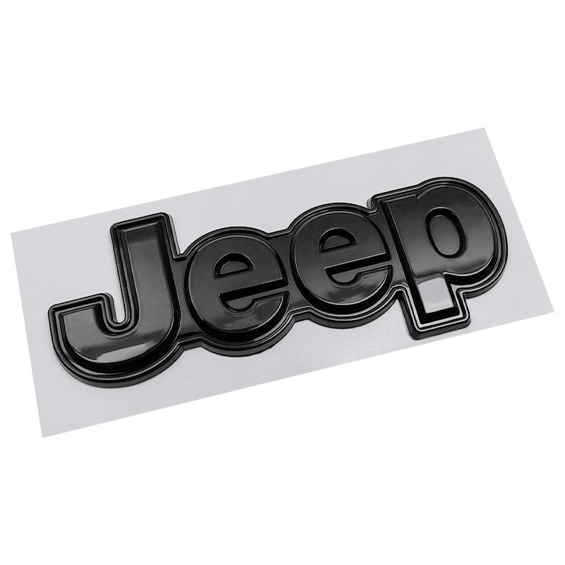 15.8CM ABS Auto Side Body Trunk Emblem Badge Sticker for Jeep Wrangler Grand Cherokee Compass Renegade Patriot Rubicon Liberty