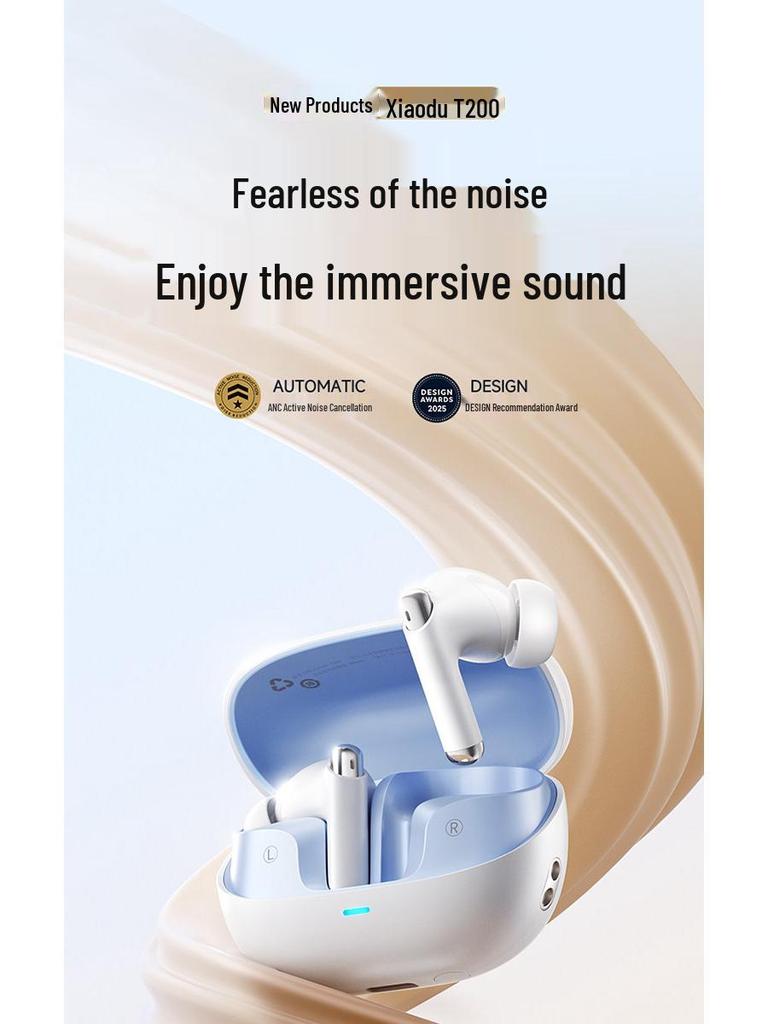 Xiao Du T200 True Wireless Sports Bluetooth Headphones with Active Noise Cancellation and Simultaneous Translation.