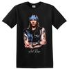 T-shirt Ritratto di Axl Rose Musica Rock Pop Art con Stampa Stile Slash