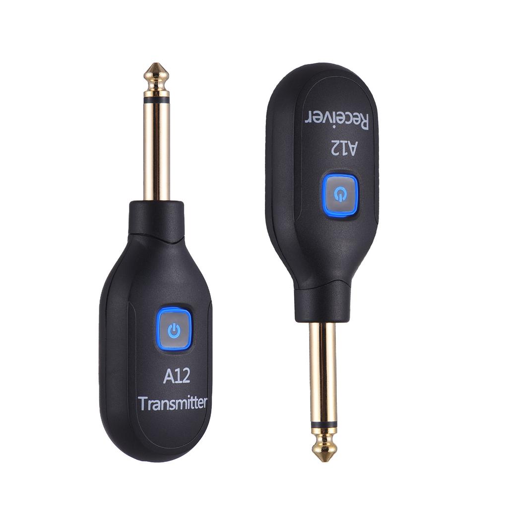 2.4G Wireless Guitar System Rechargeable Portable Guitar Transmitter Receiver Set Dual Mode