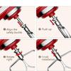 Dishwasher Safe Stainless Steel Beater Replacement for 4.5-5QT Stand Mixer Attachment Dishwasher Safe Accessories