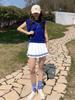 Fashion Preppy Style Pleated Skirts Women 2025 Spring Summer New A Line Short Dress Sweet Girl High Waist Petchwork Skirt Street