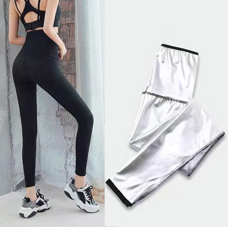 Verstellbare Damen-Shapewear-Bauch-Leggings mit hoher Taille und Schwitz-Sturmhose