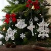Modern Acrylic Christmas Tree Ornaments Bells Pumpkin Carriage Carousel Ballerina Minimalist Luxury Decor