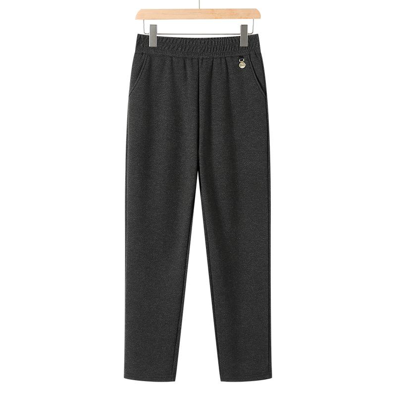 Mamas Winter Fleecegefütterte Petite Hose 2025 - Modische Lässige Lange Hose für Mittelalte und Ältere Frauen