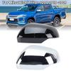 Rearview Wing Mirror Cover Cap For Mitsubishi Triton L200    Chrome With Buckle Side Door Mirror Cap Car Accessories