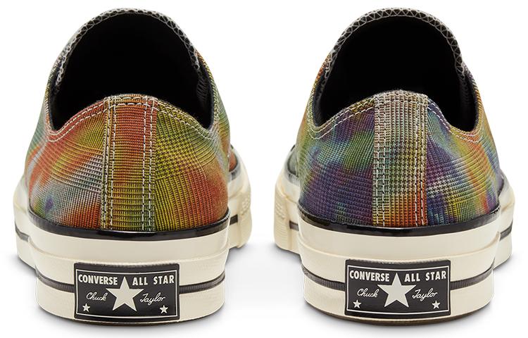 Chuck 70 Converse Low 'Glen Plaid Tie Dye' 168879C