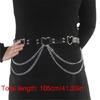 Unique Waist Chain Cowgirl Studded Belt for Women Proms Stage and Club Party
