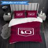 3PCS Australia Maroons Rugby Team Emblem Bedding Set 2D Printing (Includes 1 Duvet Cover + 2 Pillowcases Coreless), Bedroom decor,Fan gift