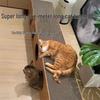 Large Vertical Cat Scratching Post with Tunnel Toy, Self-Entertainment, No Shedding, Wear-Resistant Enlarged Cat Villa