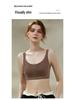 Women's Seamless Front-Zip Bra - Butterfly Strap Style for a Streamlined Look