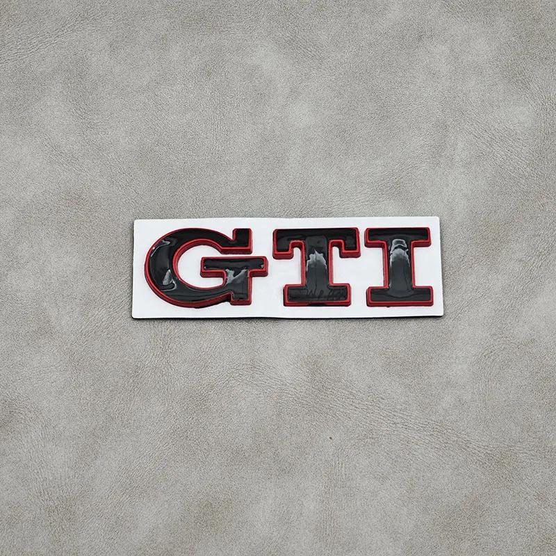 Horké 3D kovové logo GTI Znak Zadní kufr Samolepka Pro Volkswagen VW Golf 4 5 6 7 3 MK2 MK3 MK4 Mk5 Polo Tig