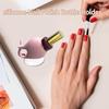 Silicone Nail Polish Bottle Holder Stand, Non-slip Base, Prevents Spills, Reusable for Stable Manicure Nail Art Salon & Home Use