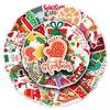 50 Christmas Graffiti Stickers Personalized Cartoon Holiday Creative Decoration Luggage Phone Case