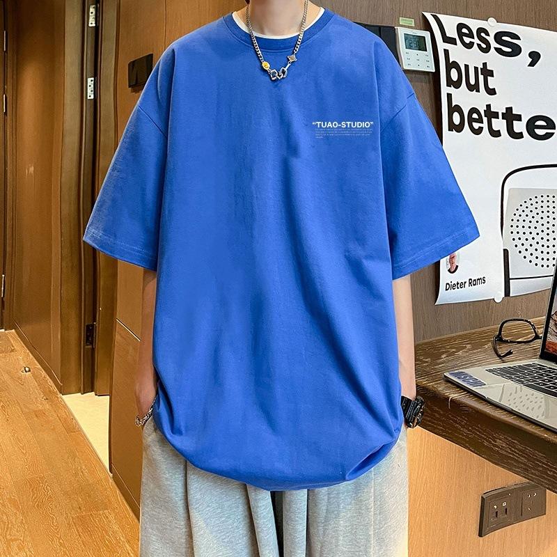 Summer Men T-shirts Cotton Short Sleeve T Shirt Comfortable Fabric Sportwear