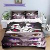 Cartoon Pattern Bedding Quilt Set Quilt Cover Pillowcase Home Decoration Birthday Gift (1 * duvet cover + 2 * pillowcase, without core)