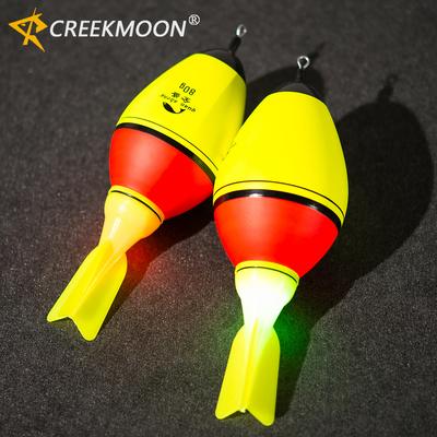 Leuchtender Angelpose 20g-100g Tragkraft Doppelte Optische Nacht Interchange Elektronisches Licht Flugzeugflügel Fels EVA Schaumstoff Pose