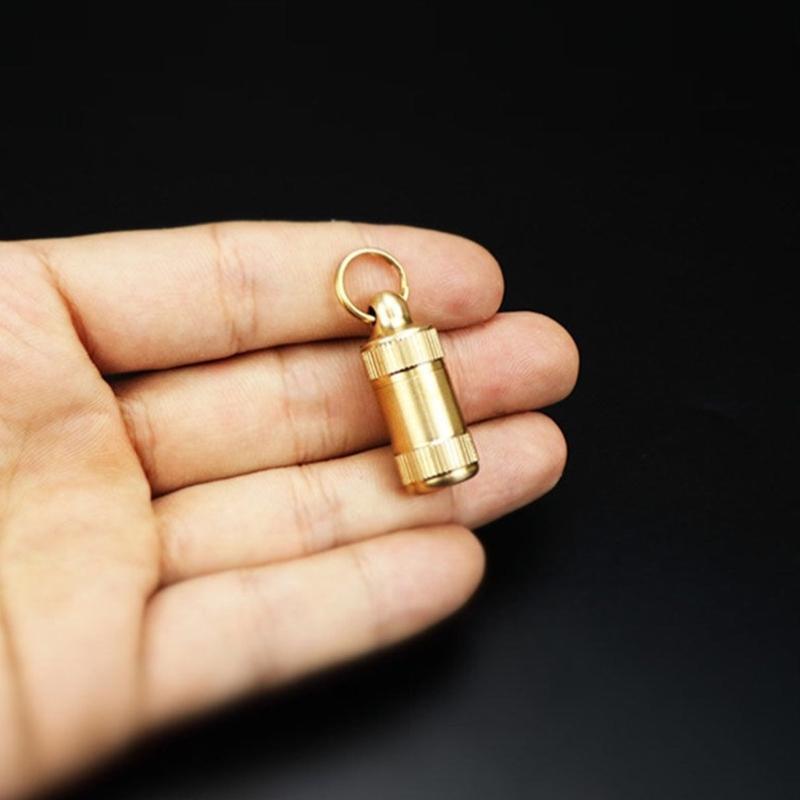 Portables Waterproofed Outdoor Cylinders Outdoor Capsules Sealed Bottles for Camping Emergencies Use