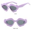 Modische Sonnenbrille Unregelmäßige Sonnenbrille Nicht polarisiertes Modeaccessoire