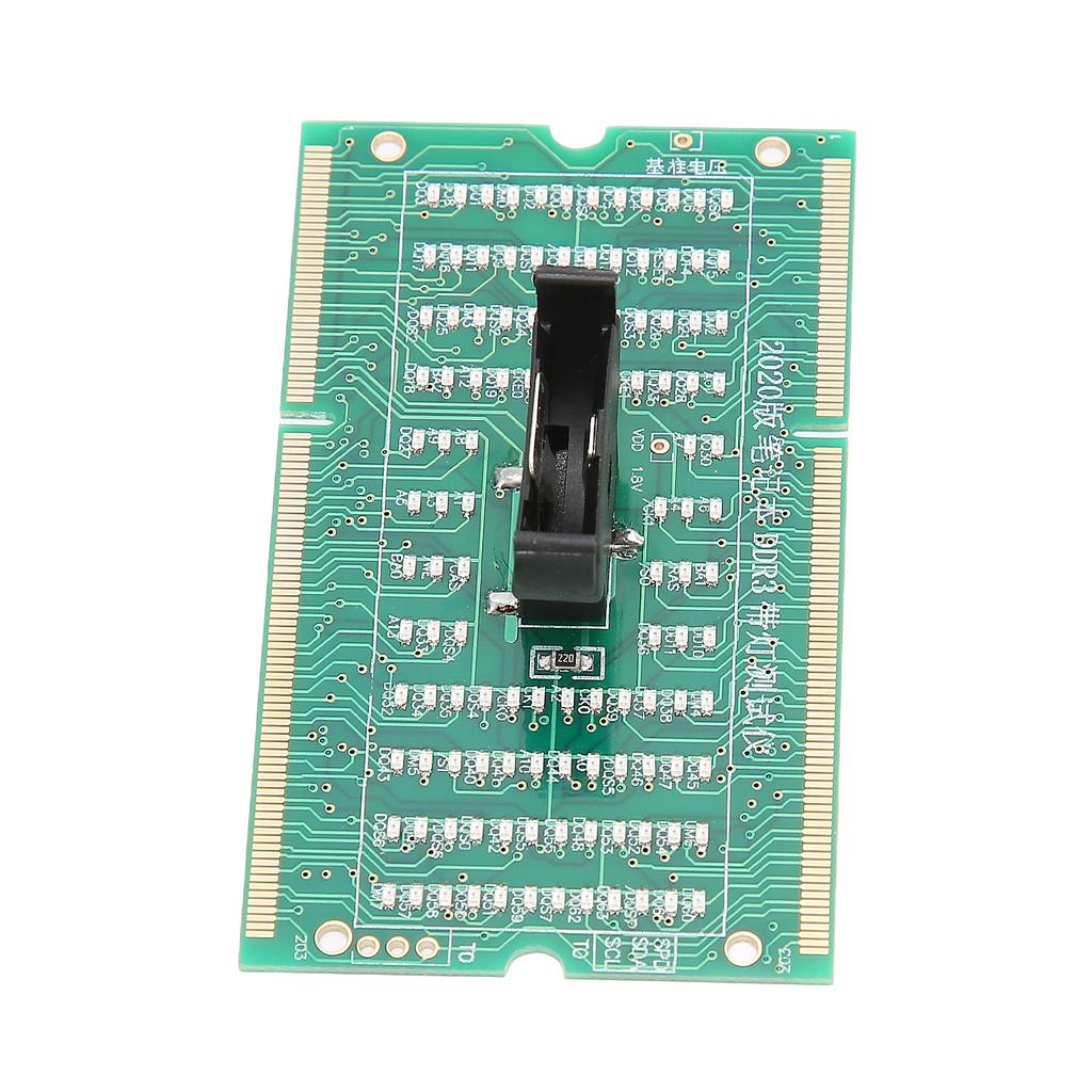 Computer Memory Tester DDR3 Port Light Emitting Diodes Forward Reverse Available Mainboard Memory Slot Tester Card