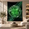 Decorative Tapestry,Celtic FC Printed Wall Art, Lightweight Wall Hanging For Bedroom Background