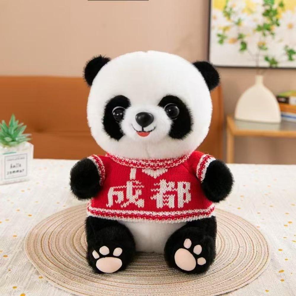 Cute Panda Doll Plush Toy Simulation Panda Doll Grab Machine Doll Children's Birthday Gift Commemoration