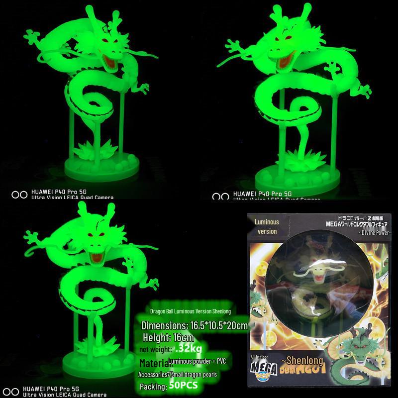 Luminous Dragon Ball Shenron Figure: Creative Desktop Ornament & Gift