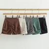 Kordelzug Yoga-Shorts Dreipunkt Pfirsich-Po Fitness Chrysanthemen-Hose Kurze Hüftstraffung Hüft-Yoga-Hose Damen Hohe Taille Hüftstraffung