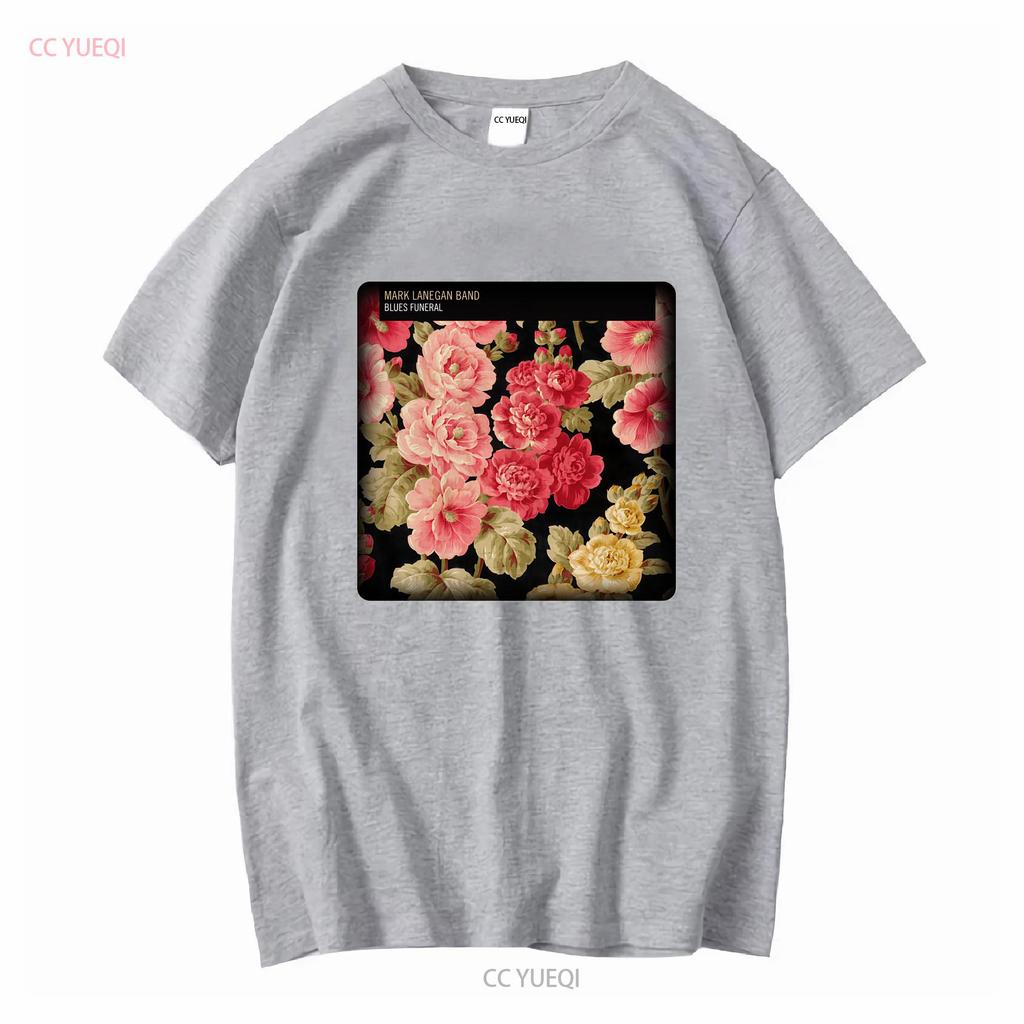 Mark Lanegan Black All Size Cotton T Shirt Vintage Washed Fashion Top For Everyday Wear Unisex Designer Clothes Streetwear