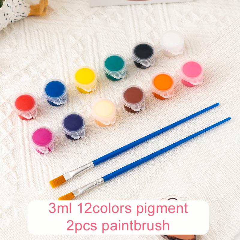 5/10pcs Mini Round Fan Paper Portable Cartoon Pattern DIY Graffiti Children Drawing Summer Household Daily Necessities TMZ