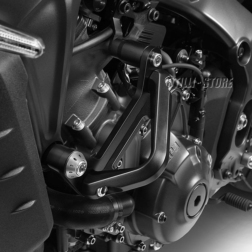 CNC Falling Protection Frame Slider Fairing Guard Crash Pad Protector For YAMAHA MT-09 MT 09 SP Tracer 9 Tracer9 GT XSR 900
