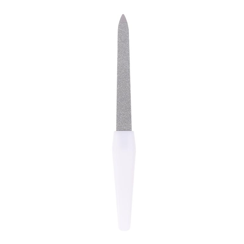1Pc Metal Double-Sided Nail File Scrub Manicure Sharpening Nail Nail Tool Manicure Pedicure Tool High Quality Nail File
