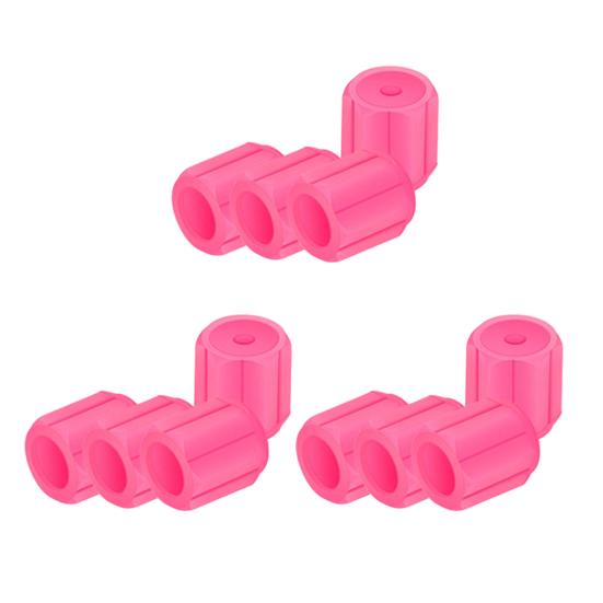 Glow-in-The-Dark Tire Valve Caps Set Universal Waterproof Lights Stem Covers Wear-Resistant Vehicle Tire Valve Caps