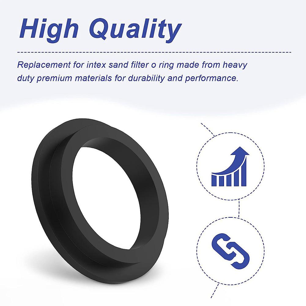 1/4Pcs For Intex Replacement 11412 Pool Rubber L-Shape O-Ring Gasket For Sand Filter Pump Motor Swimming Pool Accessories