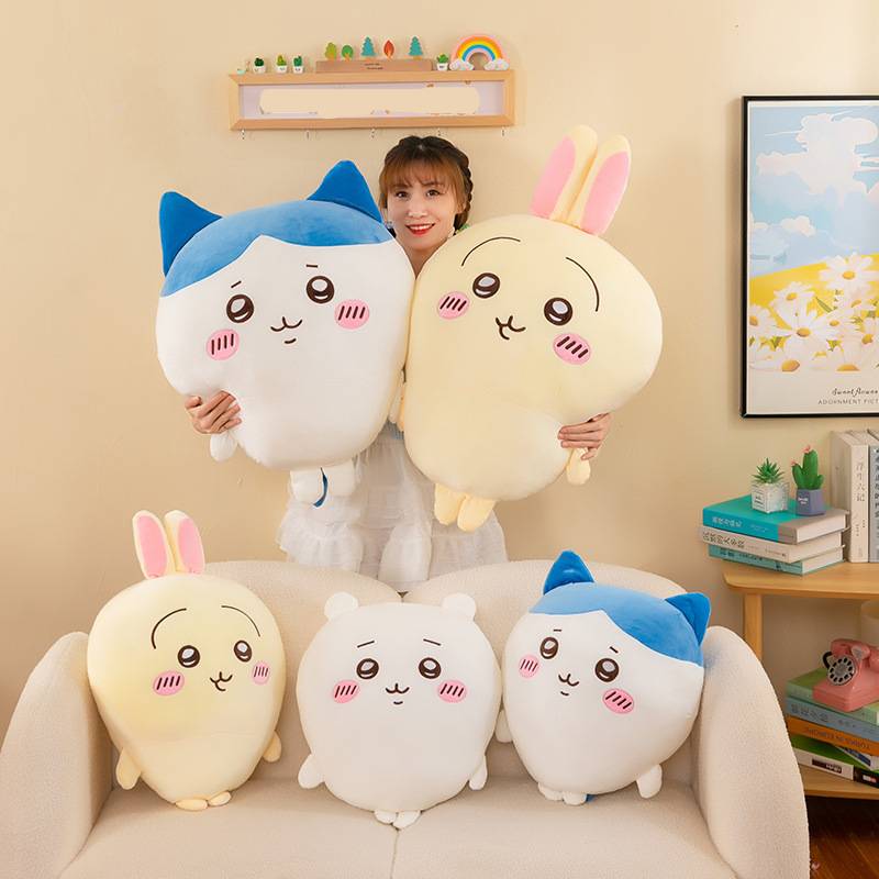 Comic Chiikawa Theme Character Hachiware Usagi Stuffed Toy Doll Pillow Gifts