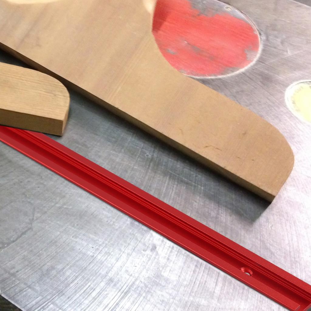 Red Miter Jig T-Slot Track Table 300-600mm T-Track Tool Woodworking New