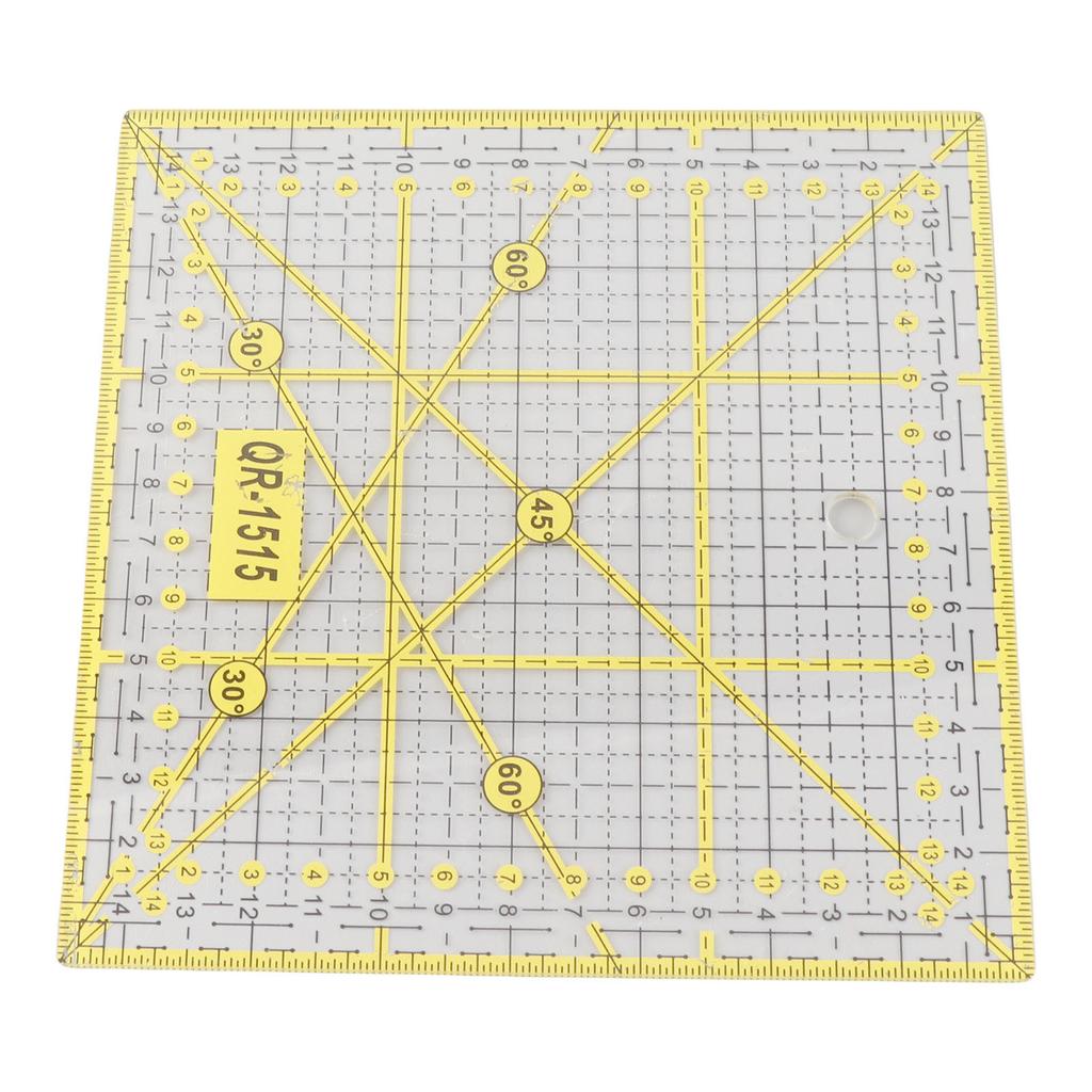 Sewing Ruler, Acrylic Sewing Rulers Quilting Patterns with Plastic Material for Home and Professional Settings