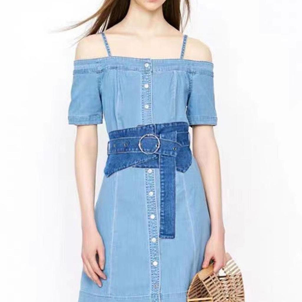 Denims Waist Cincher Fashionable Retros Waist Shaper Wide Jeans Waistband for Dress Accessories