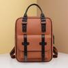 Retro Hand-held Women's Bag, Fashionable and Casual, Large-capacity Backpack, Simple Commuting Backpack