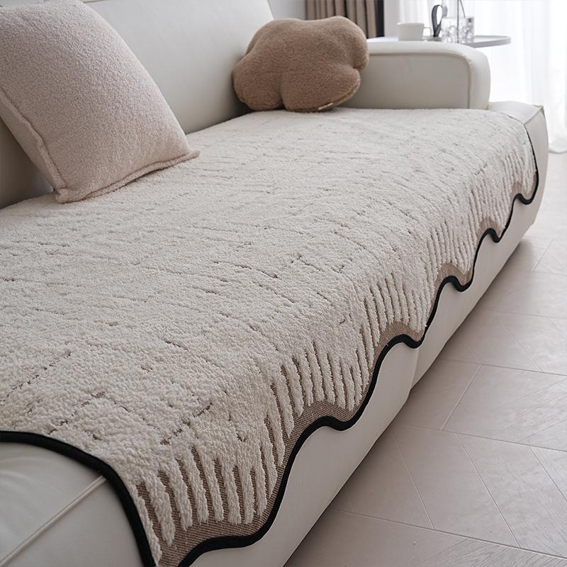 

Прямой ряд Кожаная подушка для дивана Новый осенне-зимний чехол для дивана Фиксированная нескользящая подушка для сиденья Цельная зимняя подушка 70*120cm