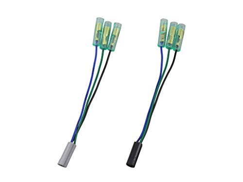 POSH 092275 Motorcycle Supplies, Turn Signal Conversion Cord Set, Yamaha Connector Type, Double Ball