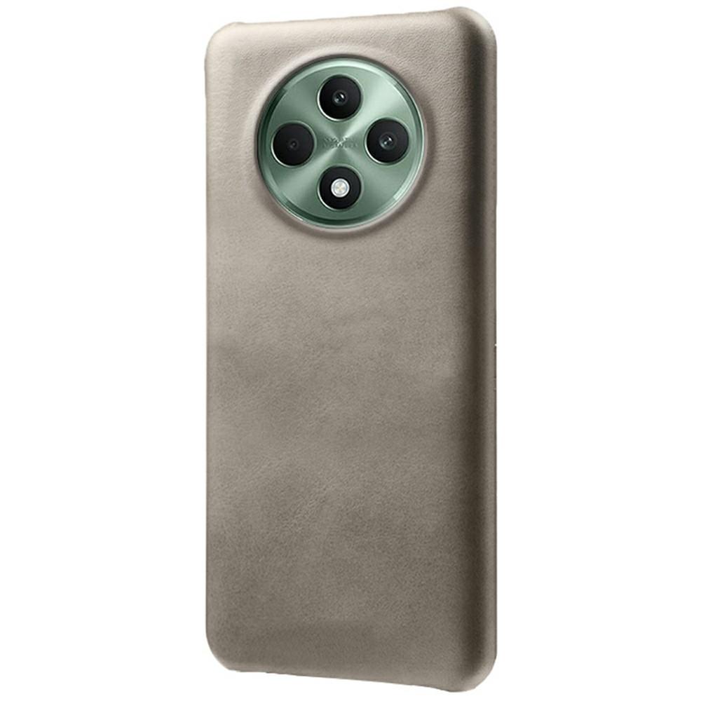 For Oppo Reno12 F 5G Case Calf Texture PU Leather Hard PC Protective Phone Cover