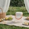 Camping ao Ar Livre Portátil Alimento Portátil Silicone Recipiente de Armazenamento de Alimentos Bebida Fria Balde de Gelo 1600ml